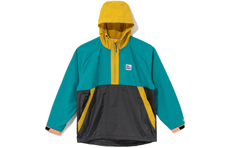 New Era Colorblock Half-Zip Hoodie Jacket Patchwork Design 13086490