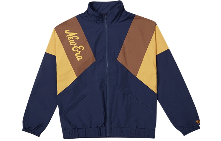 New Era Colorblock Logo Navy Long-Sleeve Jacket Unisex 12877370