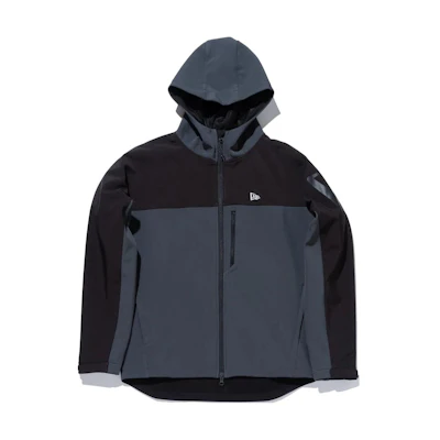 New Era Colorblock Zip-Up Hoodie Jacket Unisex - Gray 13368257