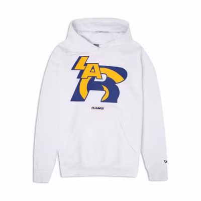 New Era Creative Letter Hoodie Unisex White 13821768