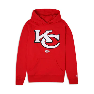 New Era Creative Letter Pullover Hoodie Unisex Red 13821772