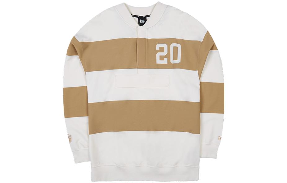 New Era Digital Print Crewneck Sweatshirt Unisex Khaki 13558611