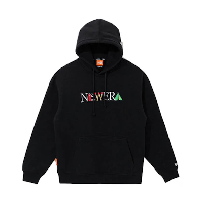 New Era Embroidered Fleece Long Sleeve Sweatshirt Unisex Black Winter Style 12866506
