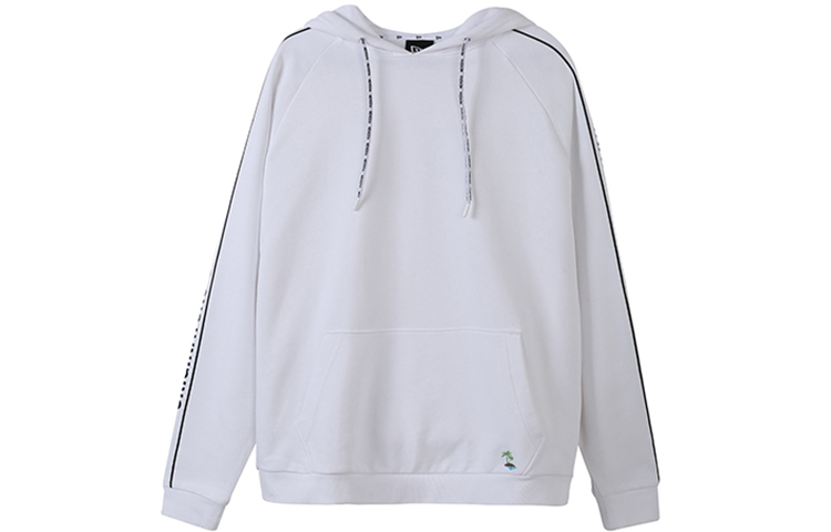 New Era Embroidered Hoodie Unisex White Loose Fit 12147131