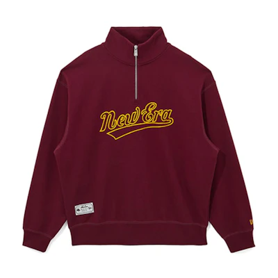 New Era Embroidered Logo Casual Sweatshirt Unisex Red 13044918