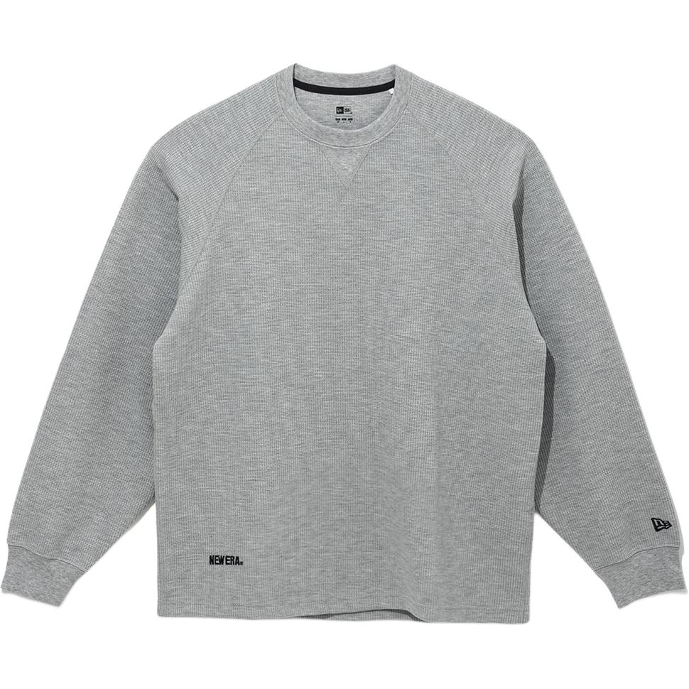 New Era Embroidered Logo Crewneck Sweatshirt - Heather Gray 14397850