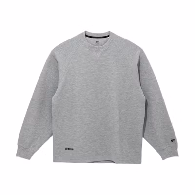 New Era Embroidered Logo Crewneck Sweatshirt - Heather Gray 14397850