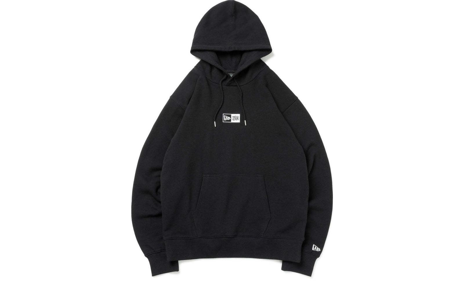 New Era Embroidered Logo Unisex Hoodie Black 13755295