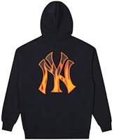 New Era Flame Print Oversized Hoodie Unisex Pullover 12877412 New Era Flame Print Oversized Hoodie Unisex Pullover 12877412