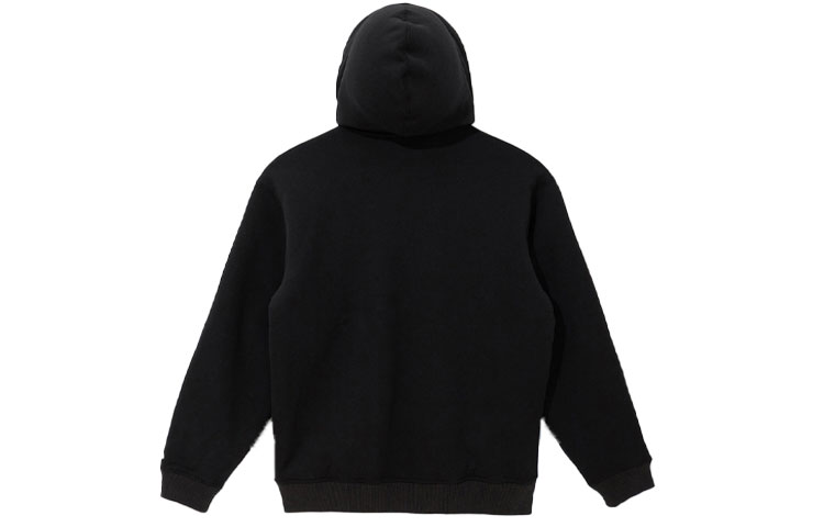 New Era FW21 Black Embroidered Zip-Up Hoodie Unisex 12866601 圖 3