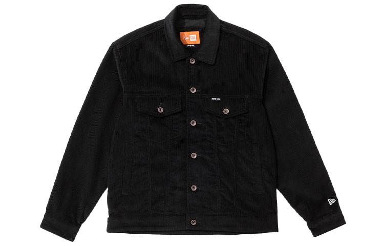 New Era FW21 Corduroy Retro Solid Jacket Unisex - Black 12866434