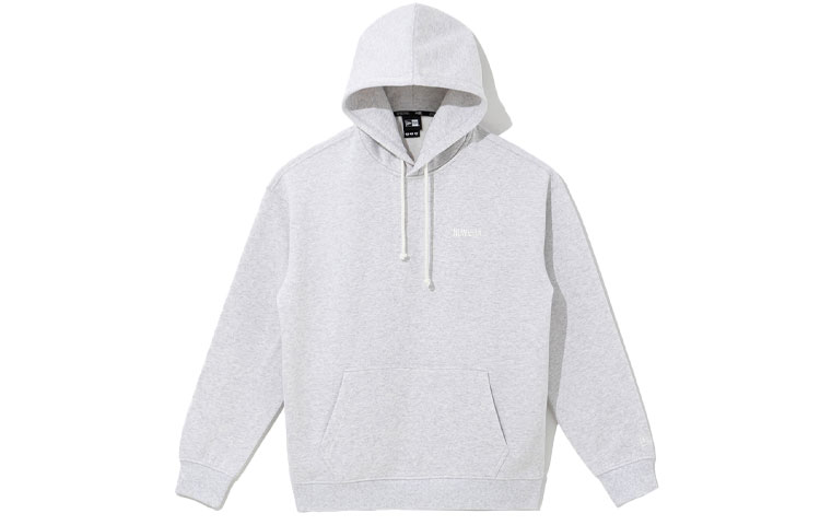 New Era FW21 Embroidered Pullover Sweatshirt Unisex Grey 12866579