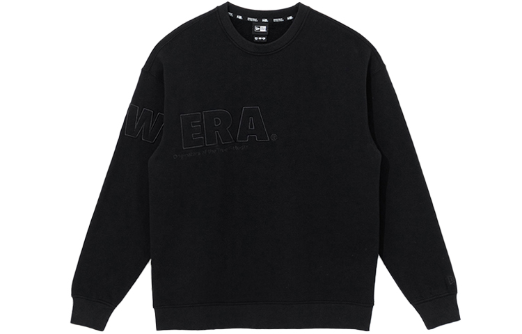 New Era FW21 Fleece Crewneck Long Sleeve Sweatshirt Black ( Winter Edition) 12866480
