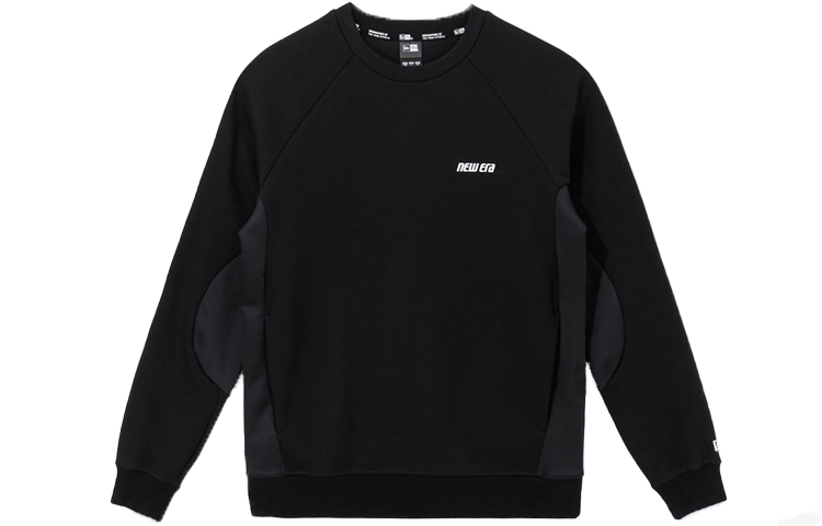 New Era FW21 Logo Crewneck Long-Sleeve Sweatshirt Black 12866451