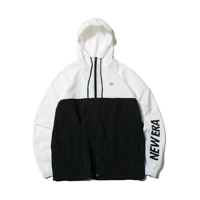 New Era FW21 Logo Printed White Hoodie Jacket 12674233