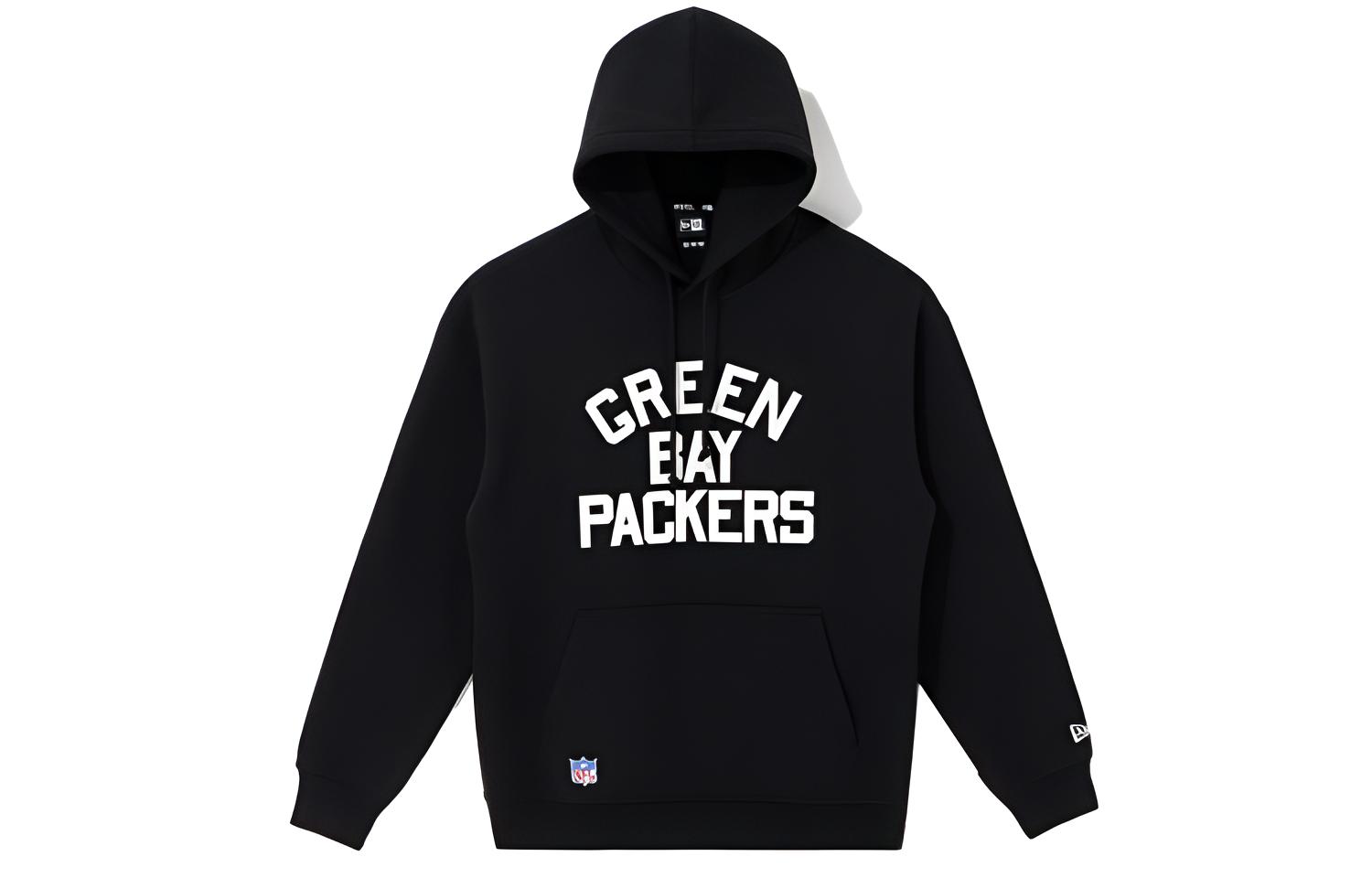 New Era FW21 Minimalist Embroidered Hoodie Unisex Black 12887053