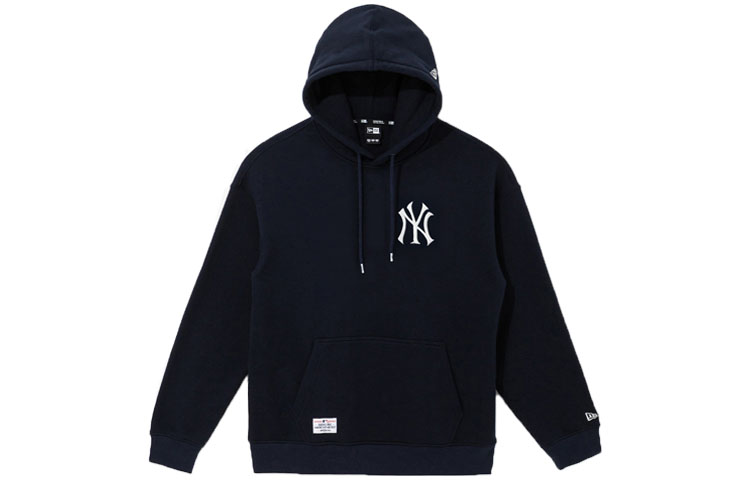 New Era FW21 MLB New York Yankees Satellite Map Print Hoodie Navy Unisex 12866528