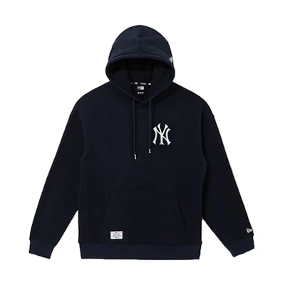 New Era FW21 MLB New York Yankees Satellite Map Print Hoodie Navy Unisex 12866528