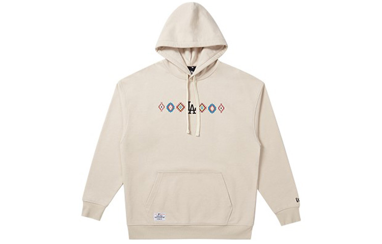 New Era FW21 MLB Tribal Totem Hoodie Unisex Gray Yellow 12877407