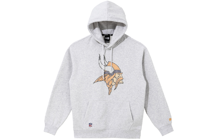 New Era FW21 NFL Minnesota Vikings Polka Dot Hoodie Unisex Grey/White 12887055