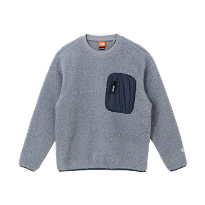 New Era FW21 Originators Fleece Pullover Sweatshirt Unisex Gray 12866439