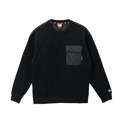 New Era FW21 Originators Hybrid Colorblock Pullover Sweatshirt Unisex Black 12866427