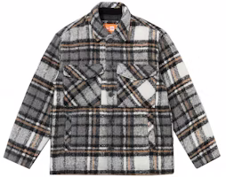New Era FW21 Plaid CPO Jacket Unisex Gray - Long Sleeve Warm Design 12866423 New Era FW21 Plaid CPO Jacket Unisex Gray - Long Sleeve Warm Design 12866423