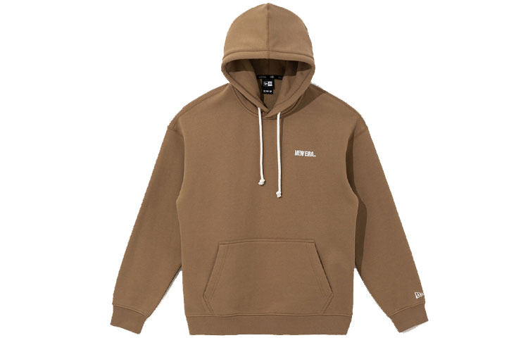 New Era FW21 Plain Embroidered Sweatshirt Unisex Brown 12866582