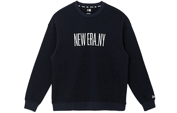 New Era FW21 Thick Letter Printed Sweatshirt Deep Blue 12866482