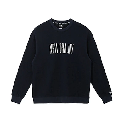 New Era FW21 Thick Letter Printed Sweatshirt Deep Blue 12866482