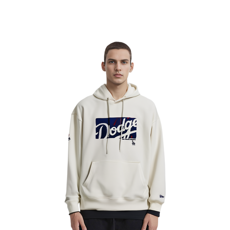 Purchase New Era FW21 White Pullover Sweatshirt with Embroidered Logo 12866553