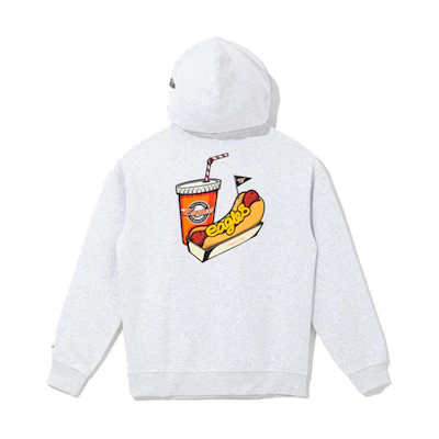 New Era FW21 Hanwha Eagles Hot Dog Graphic Hoodie Grey 13044192