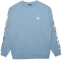 New Era FW22 Alphabet Butterfly Printed Sweatshirt Unisex Light Blue 13350931 New Era FW22 Alphabet Butterfly Printed Sweatshirt Unisex Light Blue 13350931