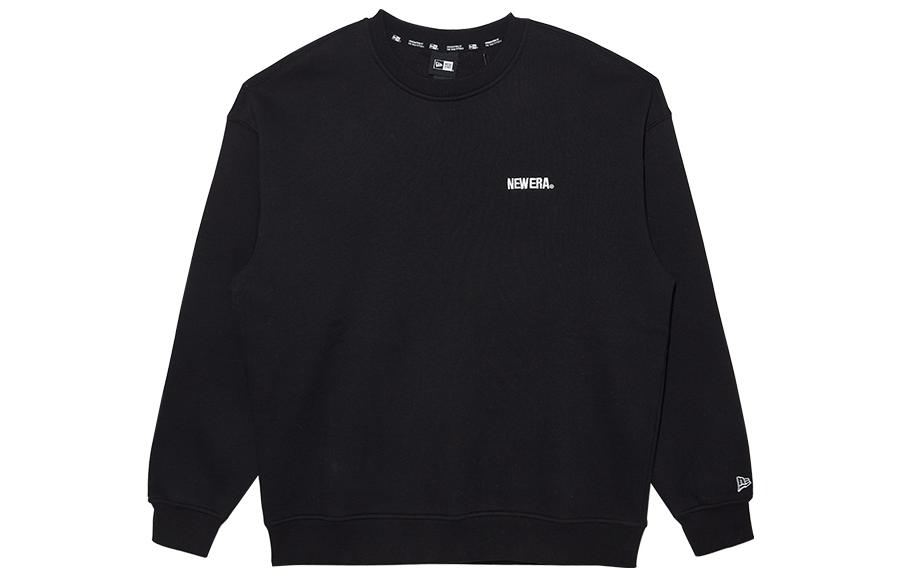 New Era FW22 Black Fleece-Lined Crewneck Sweatshirt Unisex 13338624