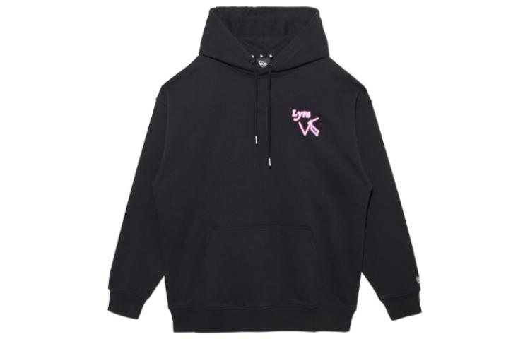 New Era FW22 Black Solid Print Unisex Hoodie Long Sleeve 13350909