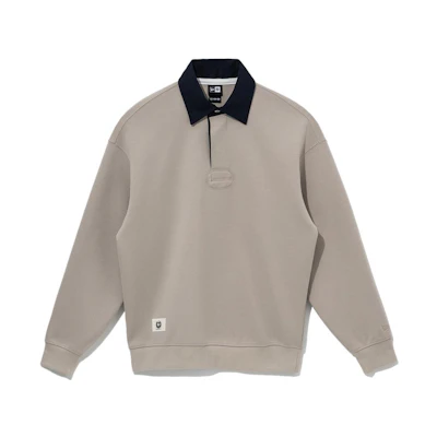New Era FW22 Colorblock Hidden Snap Sweatshirt Sand Unisex 13513272