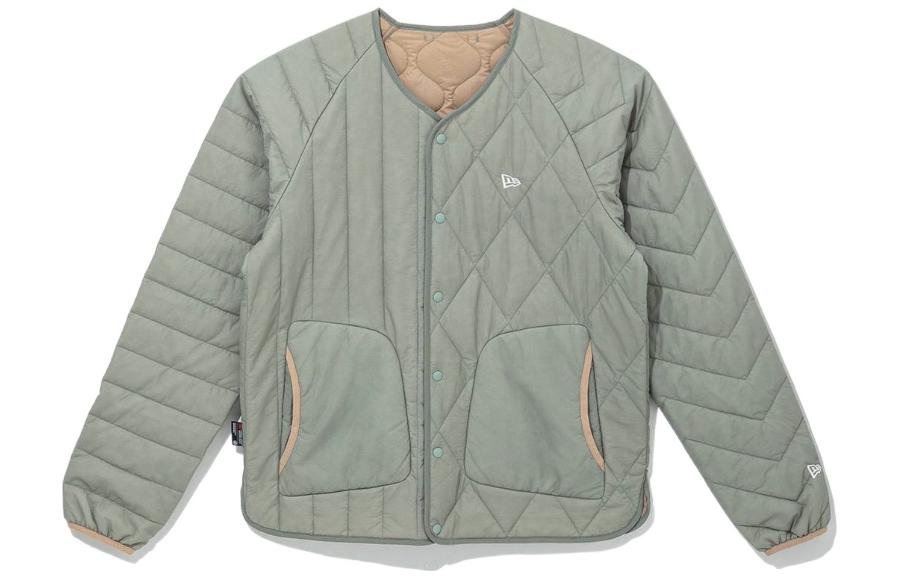 New Era FW22 Foldable Outdoor Single-Breasted Jacket Unisex Light Green 13338544