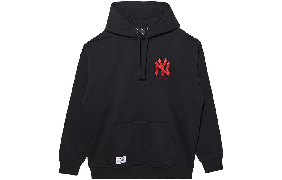 New Era FW22 Gold Print Long Sleeve Sweatshirt Unisex Black 13480567