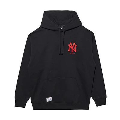 New Era FW22 Gold Print Long Sleeve Sweatshirt Unisex Black 13480567