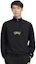 Shop New Era FW22 High Neck Half-Zip Letter Print Unisex Sweatshirt Black 13350788