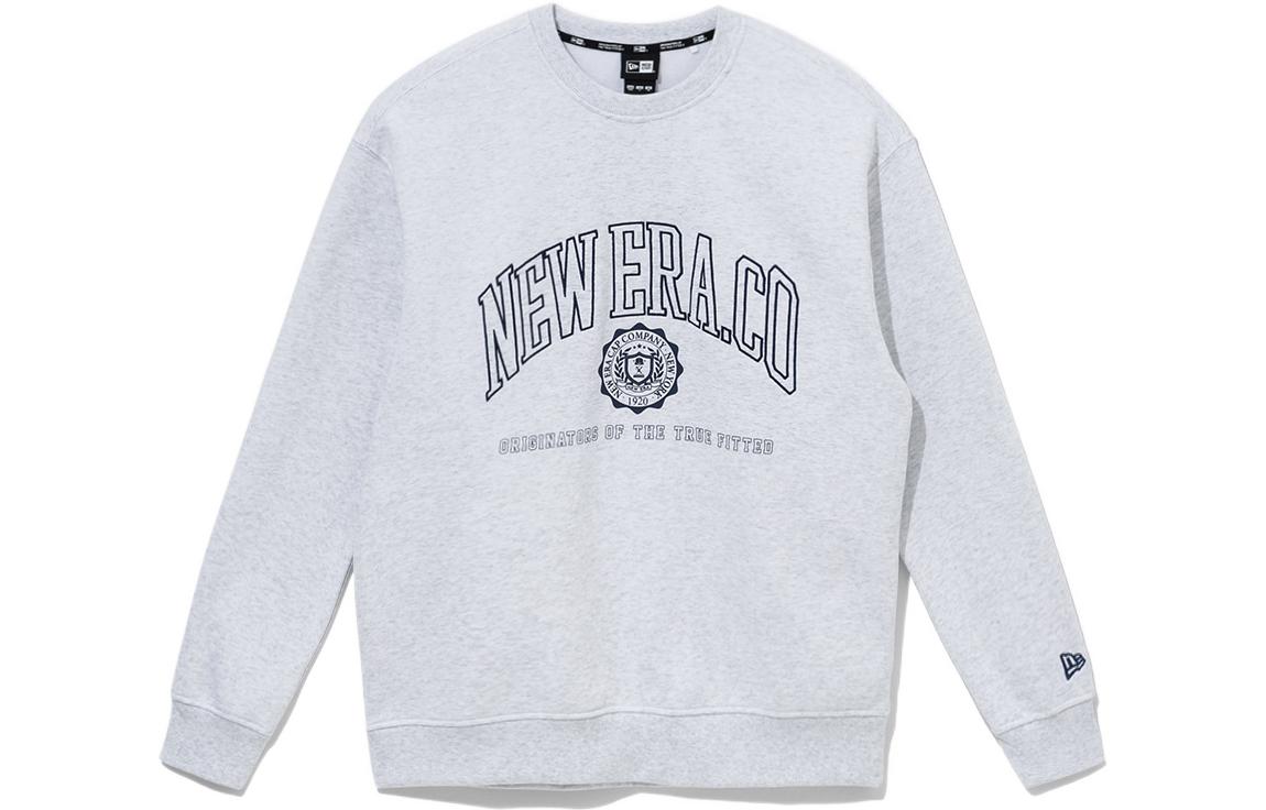 New Era FW22 Letter Logo Pullover Sweatshirt Gray 13513269