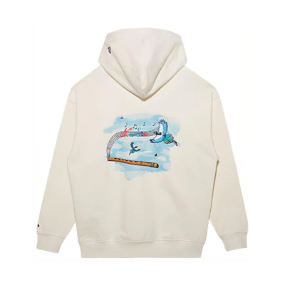 New Era FW22 Magpie Embroidered Hoodie Unisex - Off White 13350908