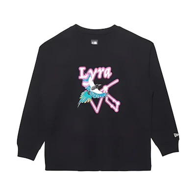 New Era FW22 Magpie Print Crewneck Sweatshirt Unisex Black 13350859