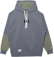 New Era FW22 MLB Colorblock Drawstring Hoodie Unisex Grey 13354103 New Era FW22 MLB Colorblock Drawstring Hoodie Unisex Grey 13354103