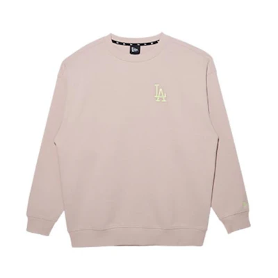 New Era FW22 MLB Glow Letter Embroidered Crewneck Sweatshirt Pink Unisex 13350924