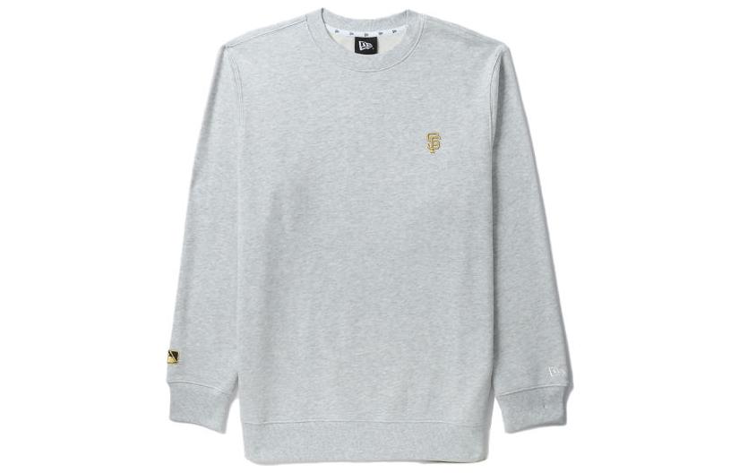 New Era FW22 MLB Logo Embroidered Crewneck Sweatshirt Men’s Gray NERSWM30109XJGY2