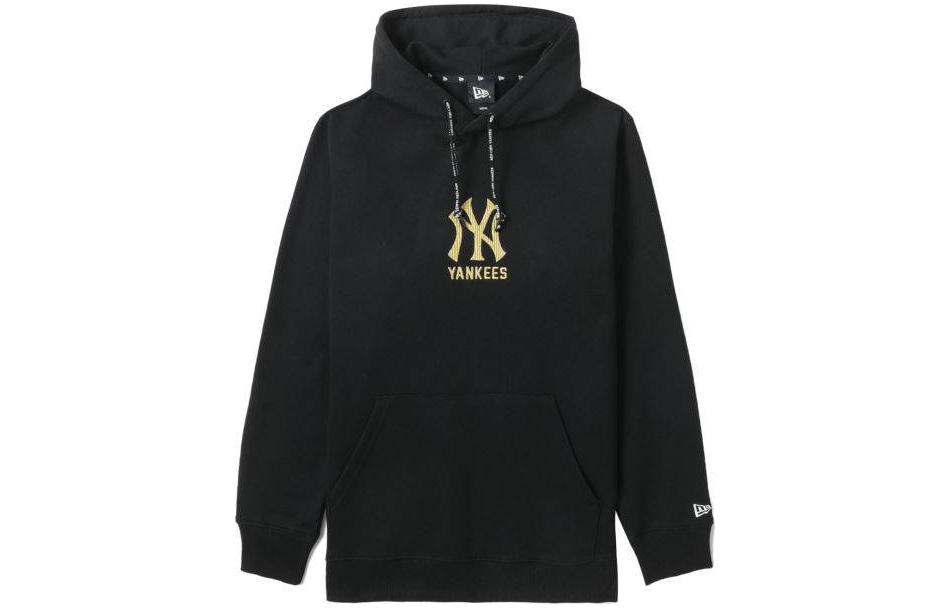 New Era FW22 MLB Logo Embroidered Pullover Hoodie Black NERSWM30093XJBKX