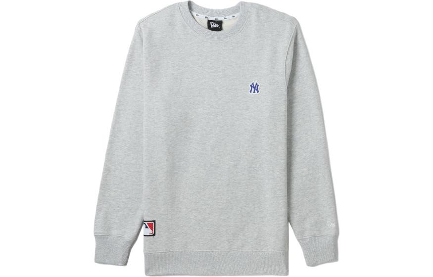 New Era FW22 MLB New York Yankees Logo Crewneck Sweatshirt Grey () NERSWM30097XJGY2