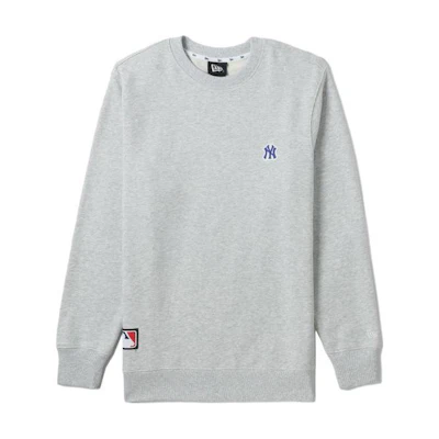 New Era FW22 MLB New York Yankees Logo Crewneck Sweatshirt Grey () NERSWM30097XJGY2