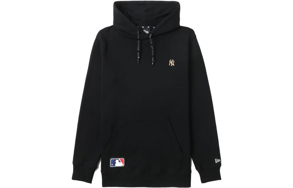 New Era FW22 MLB New York Yankees Logo Hoodie Black Pullover NERSWM30092XJBKX
